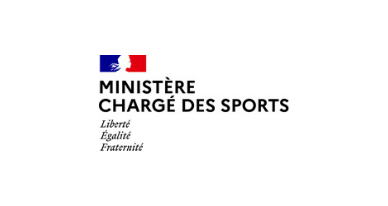 Logo ministère chargés des sports bannière
