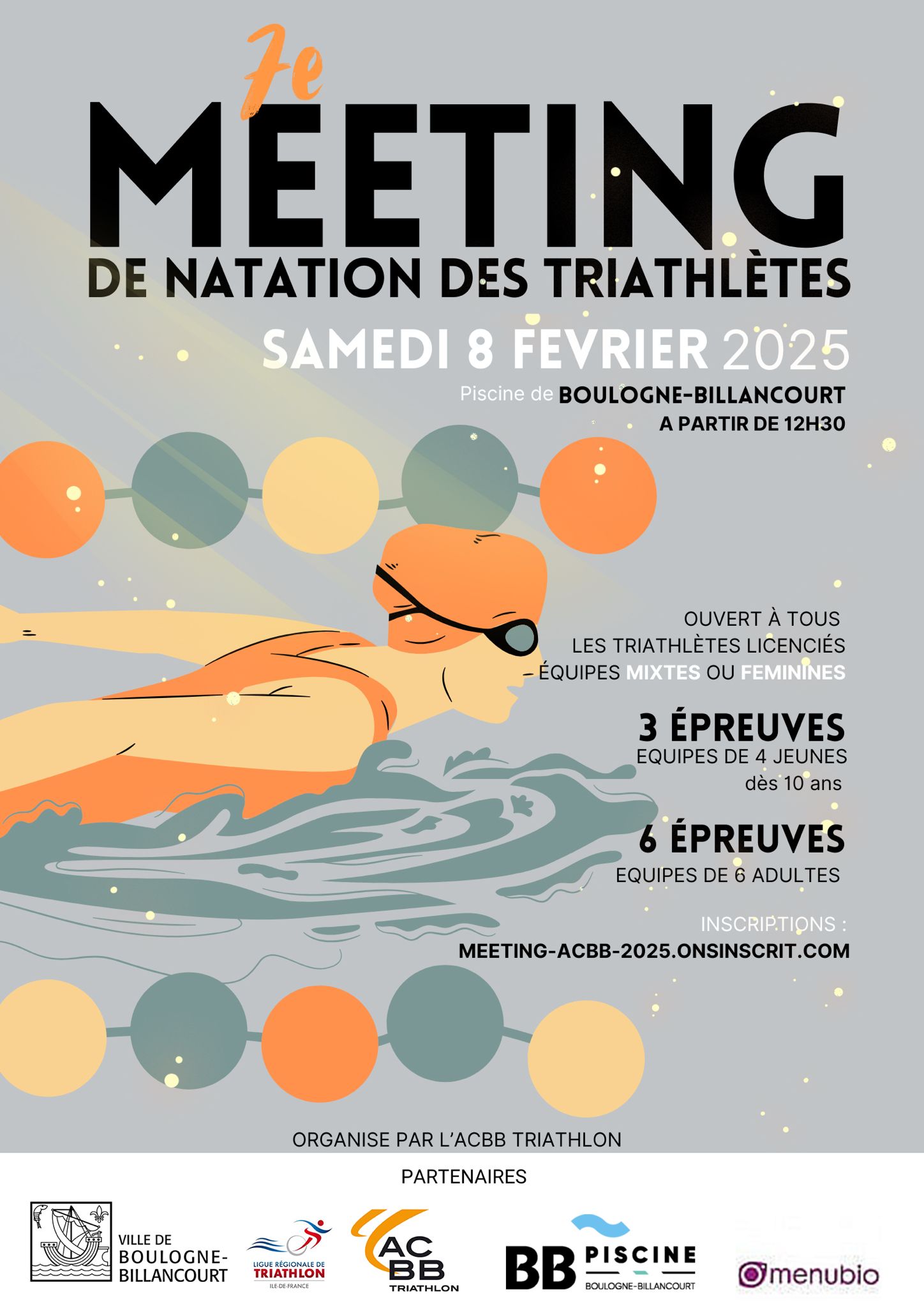 Meeting de natation des triathlètes